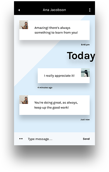 Vista previa del chat y soporte en la plataforma iSeller